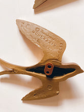 Load image into Gallery viewer, Trio Gold Painted Birds
