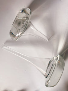 Rare Pair of Mid Century Decanter Vases