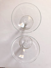 Load image into Gallery viewer, Pair of Mid Century Hollow Stem Champagne Glasses
