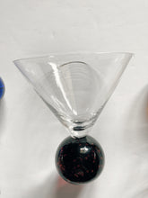 Load image into Gallery viewer, Trio of Bubble Martini Glasses
