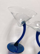 Load image into Gallery viewer, Pair of Libbey Bravura Martini Glasses
