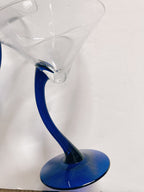 Pair of Libbey Bravura Martini Glasses