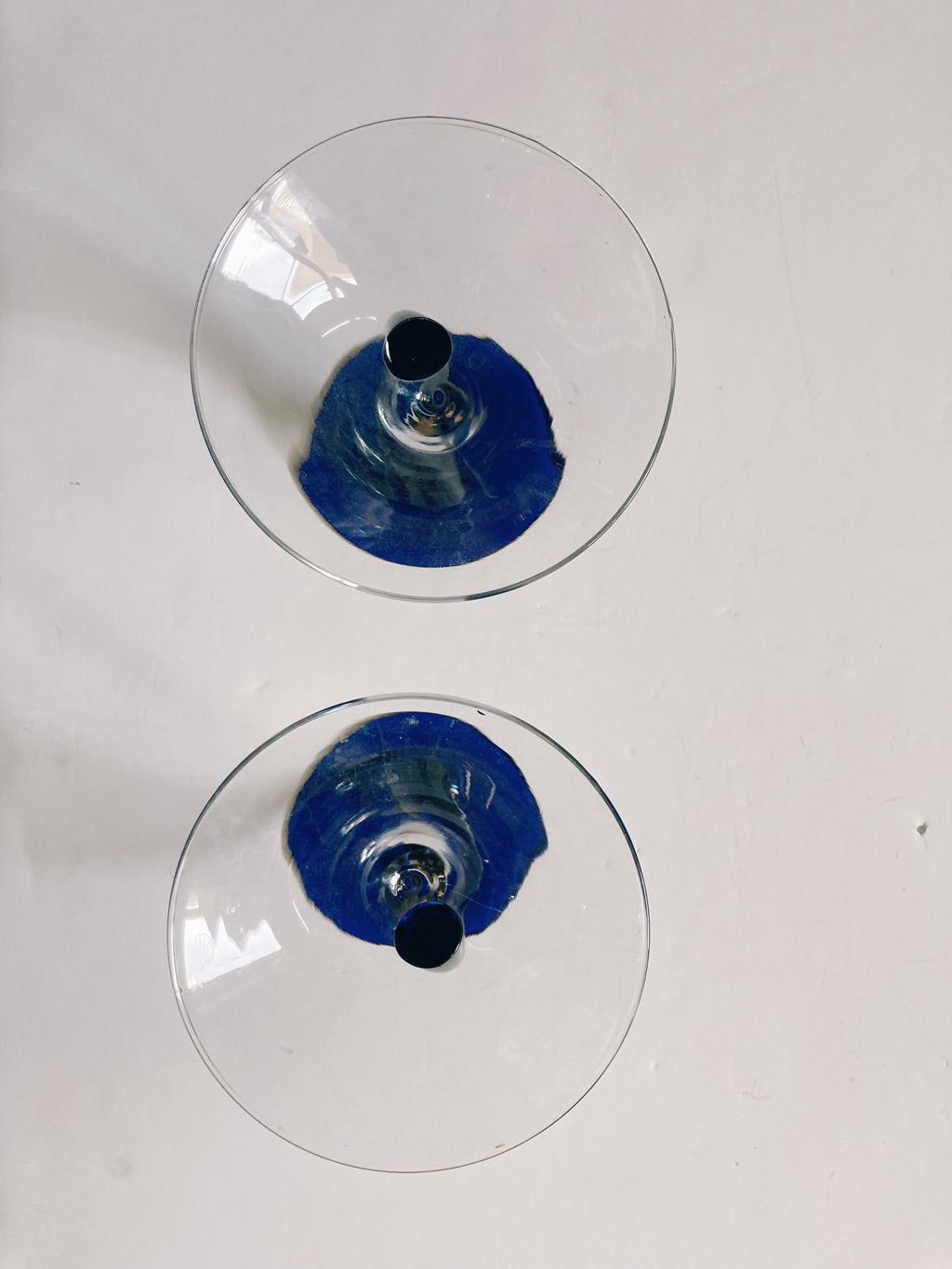 Pair of Libbey Bravura Martini Glasses