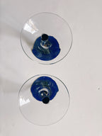 Pair of Libbey Bravura Martini Glasses