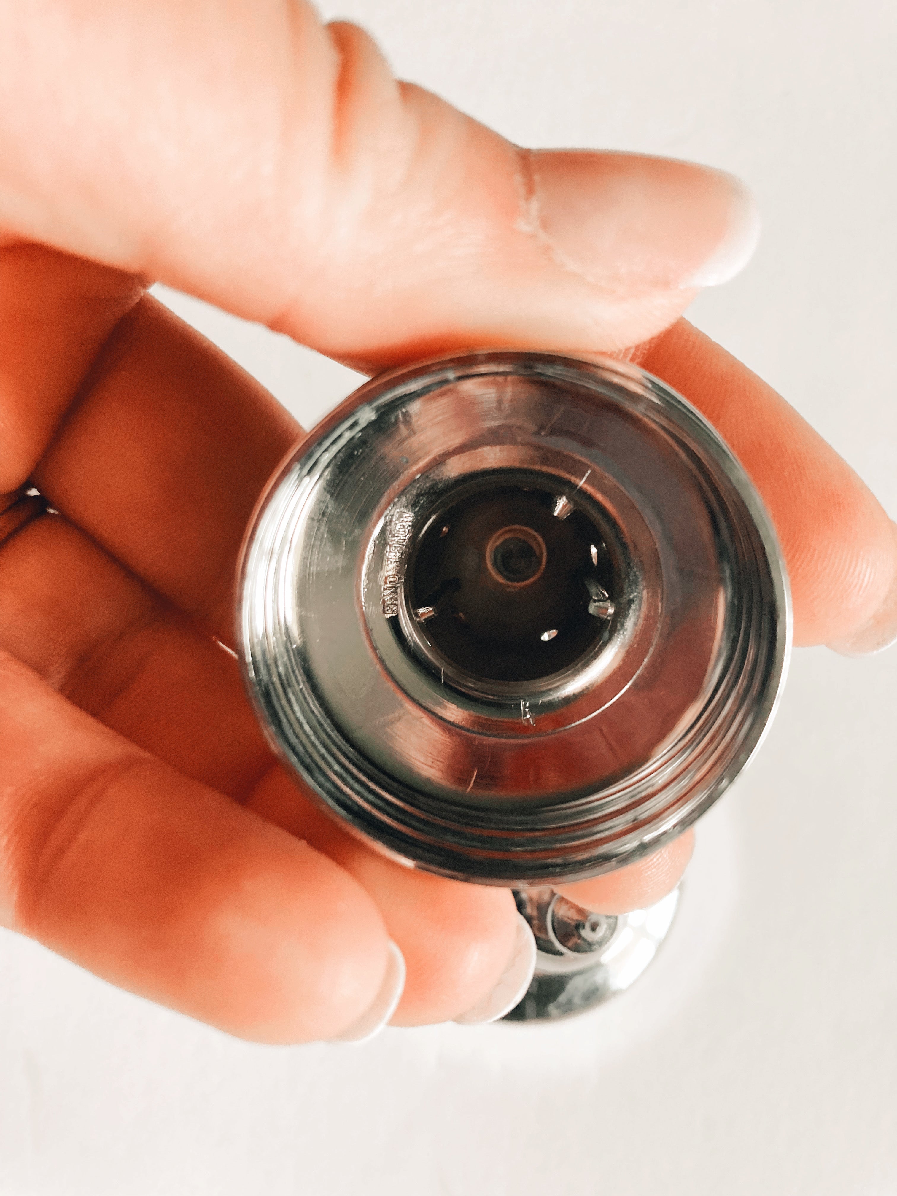 Pink Diamond Point Glass Shakers