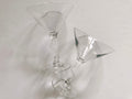 Pair of Zig Zag Martini Glasses