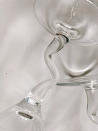 Pair of Zig Zag Martini Glasses