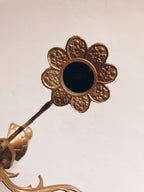 Ornate Solid Brass Wall Sconce