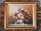 Large Framed Floral Painting