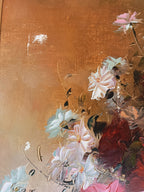 Large Framed Floral Painting