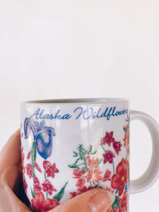 Vintage Alaska Wildflowers Mug