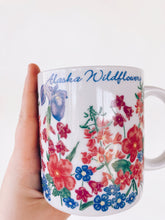 Load image into Gallery viewer, Vintage Alaska Wildflowers Mug
