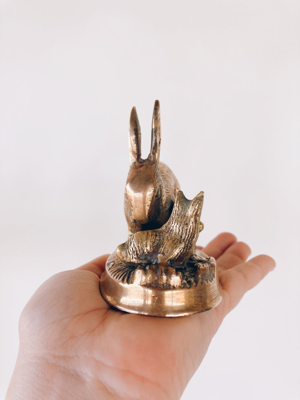 Little Brass Rabbit Figurine