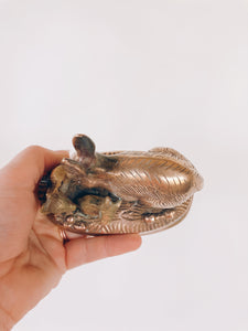 Little Brass Rabbit Figurine