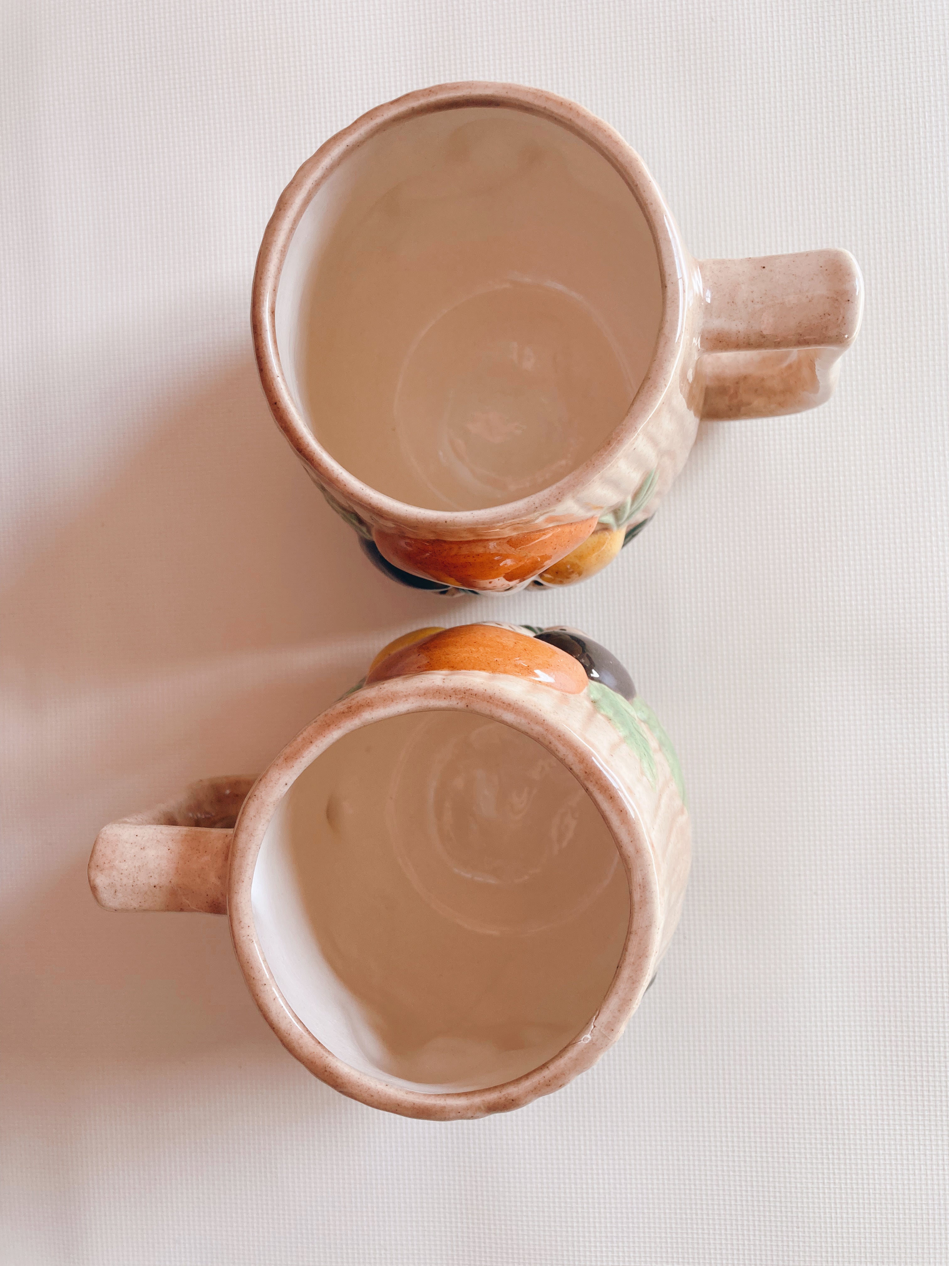 Pair of Mushroom Mugs