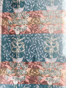 Vintage Botanical Throw Blanket