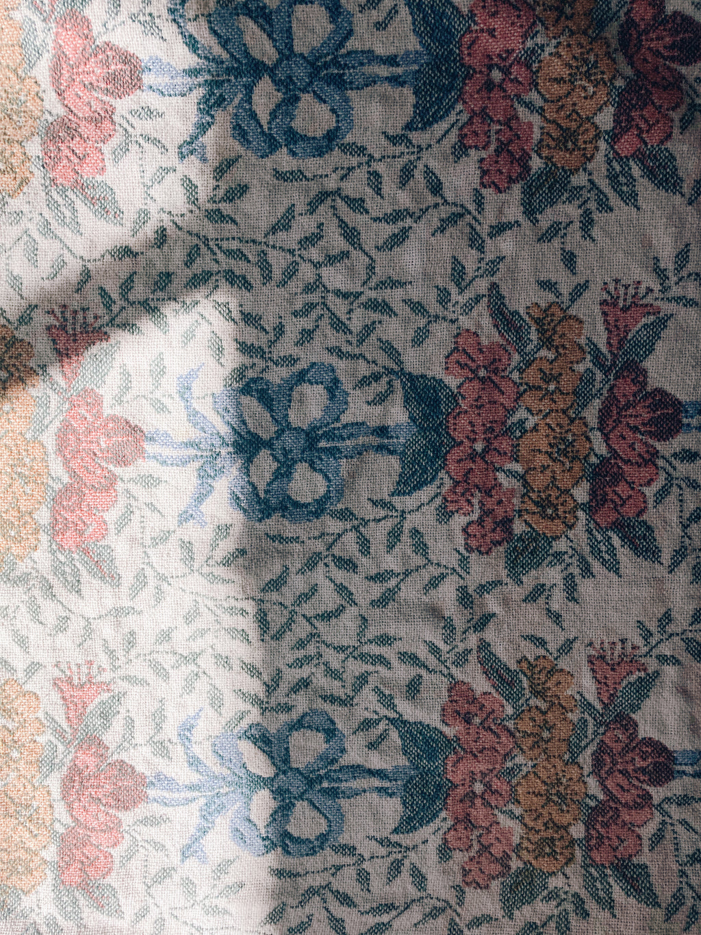 Vintage Botanical Throw Blanket