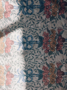 Vintage Botanical Throw Blanket