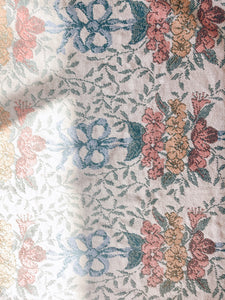 Vintage Botanical Throw Blanket