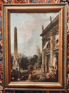 Pair of Grecian Textured Prints