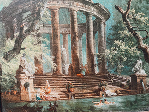 Pair of Grecian Textured Prints