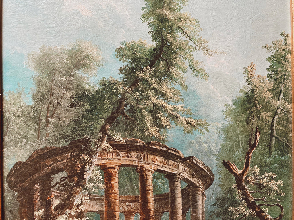 Pair of Grecian Textured Prints
