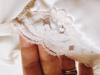 Vintage Ivory Lacy Bralette - 36B