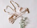 Vintage Ivory Lacy Bralette - 36B
