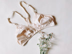 Vintage Ivory Lacy Bralette - 36B