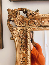 Load image into Gallery viewer, Large Ornate Gold Mirror
