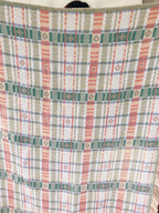 Spring Colored Plaid Throw Blanket