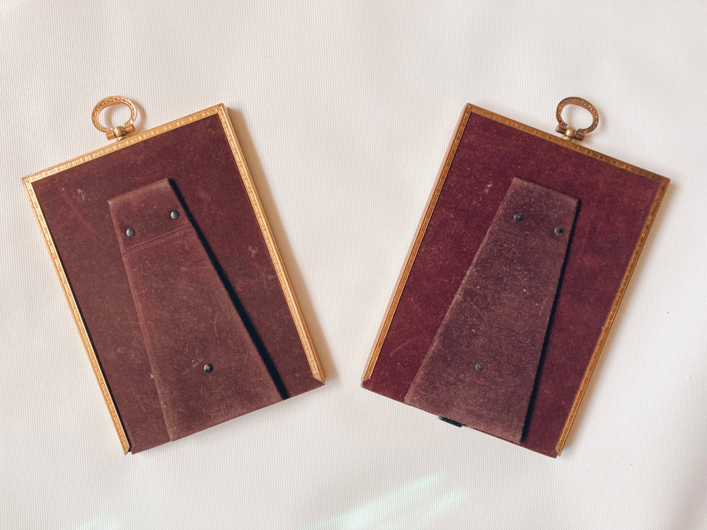 Pair of Gold 5x7 Photo Frames
