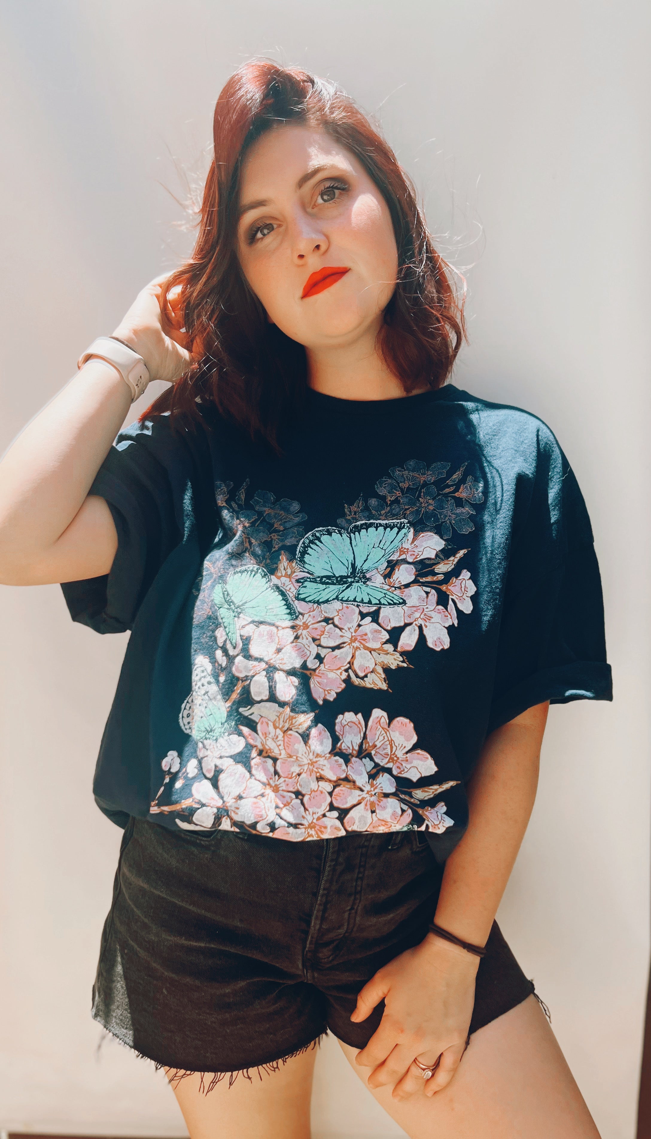 Vintage Butterfly Tee - Size XXL