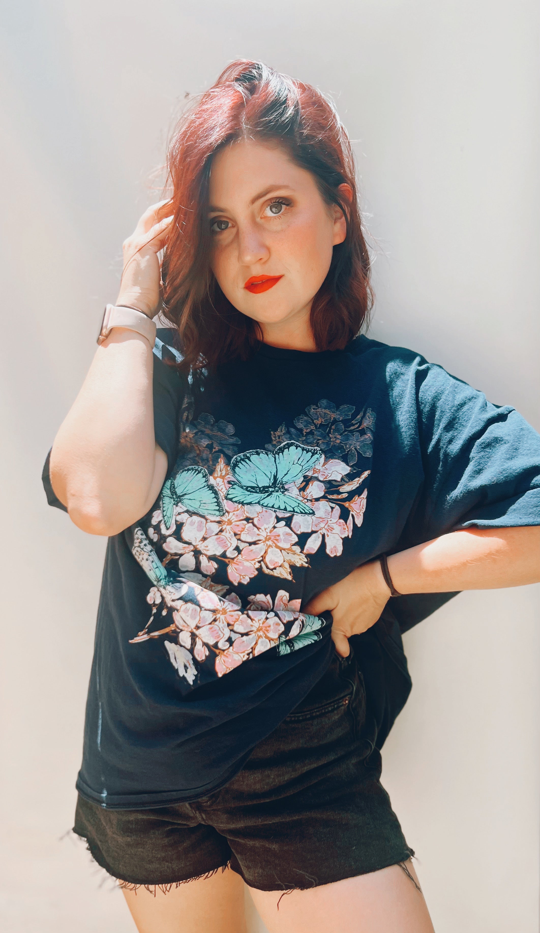 Vintage Butterfly Tee - Size XXL