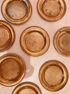 Set of 4 Brass Coasters