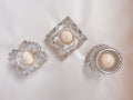 Mismatched Crystal Tea Candle Holders