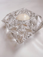 Mismatched Crystal Tea Candle Holders