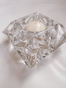 Mismatched Crystal Tea Candle Holders