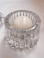 Mismatched Crystal Tea Candle Holders