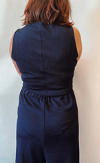 Navy Blue Co-ord Set - Size M
