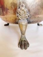 Large Brass Clawfoot Planter