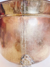 Load image into Gallery viewer, Large Brass Clawfoot Planter
