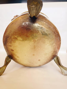 Large Brass Clawfoot Planter