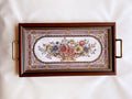 Tilecrafts Floral Tea Tray