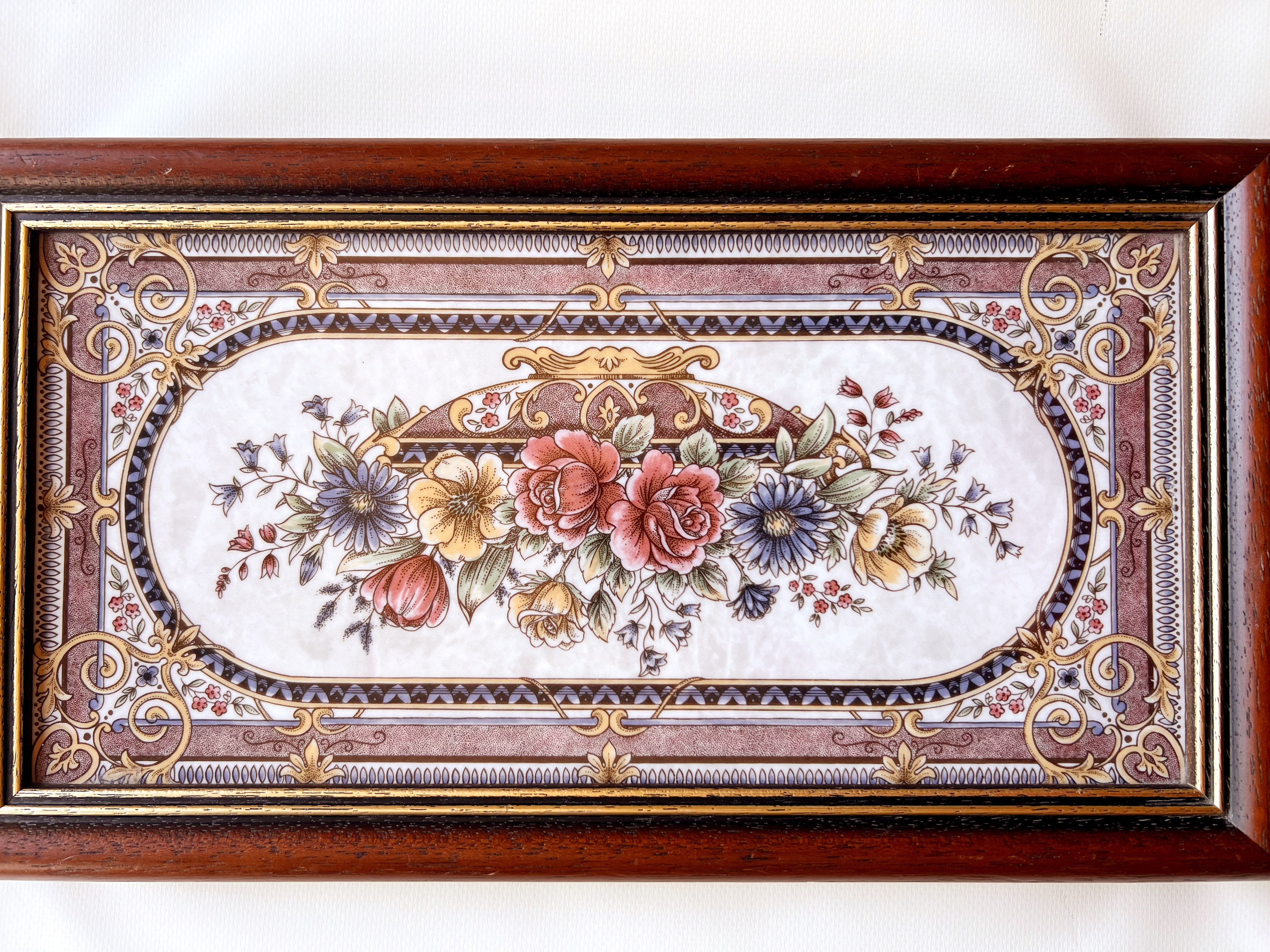 Tilecrafts Floral Tea Tray