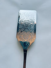 Load image into Gallery viewer, Ornate Silver Cake Servers
