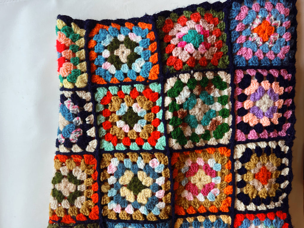 Vintage Rainbow Afghan