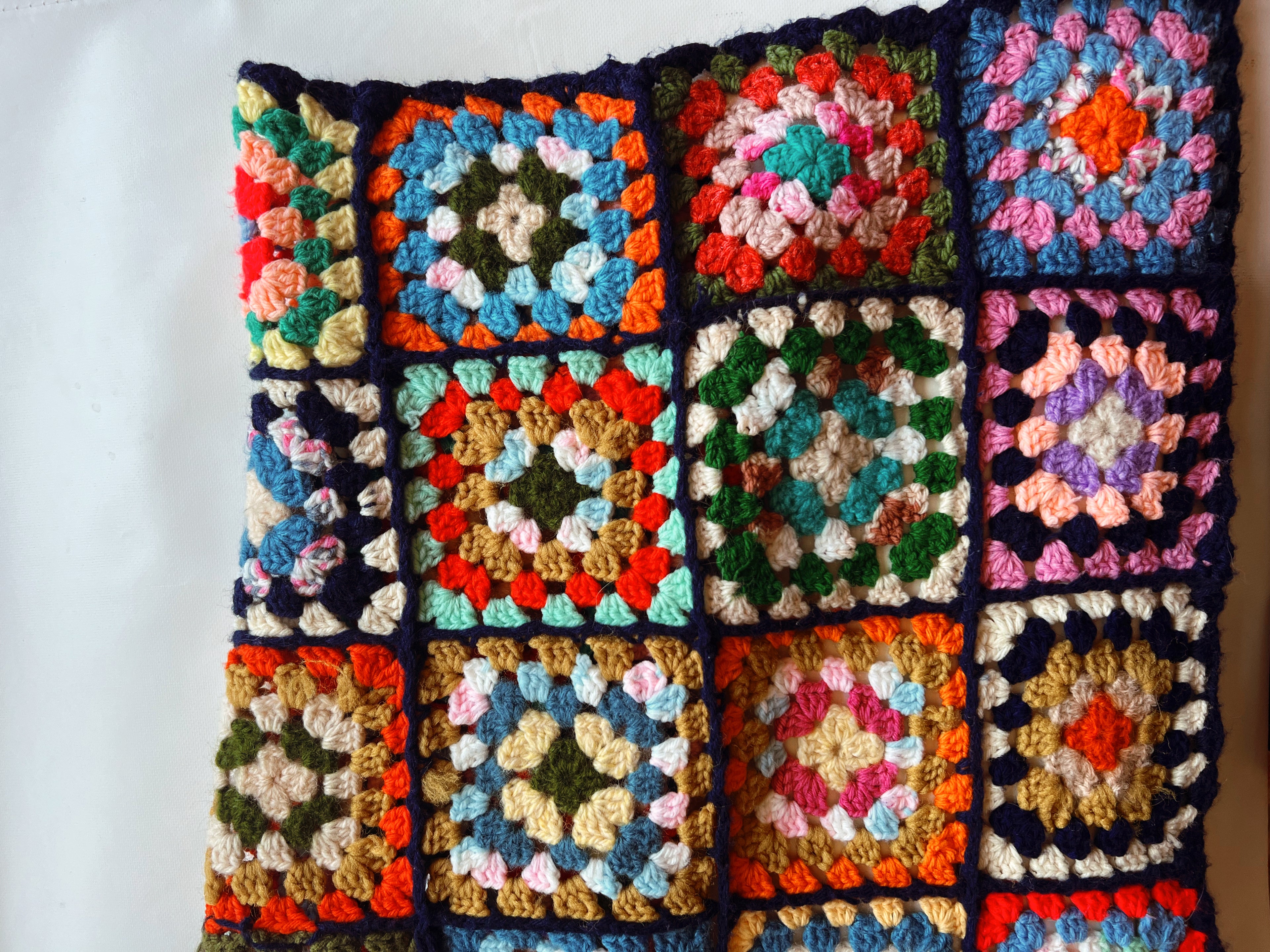 Vintage Rainbow Afghan