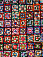 Load image into Gallery viewer, Vintage Rainbow Afghan
