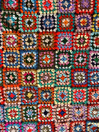 Vintage Rainbow Afghan